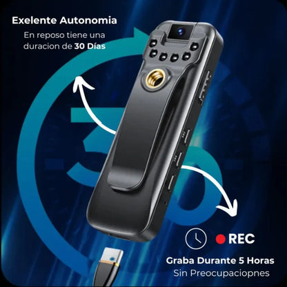 CamPro | Cámara Discreta 180° HD 1080P con Sonido Nítido