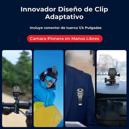 CamPro | Cámara Discreta 180° HD 1080P con Sonido Nítido